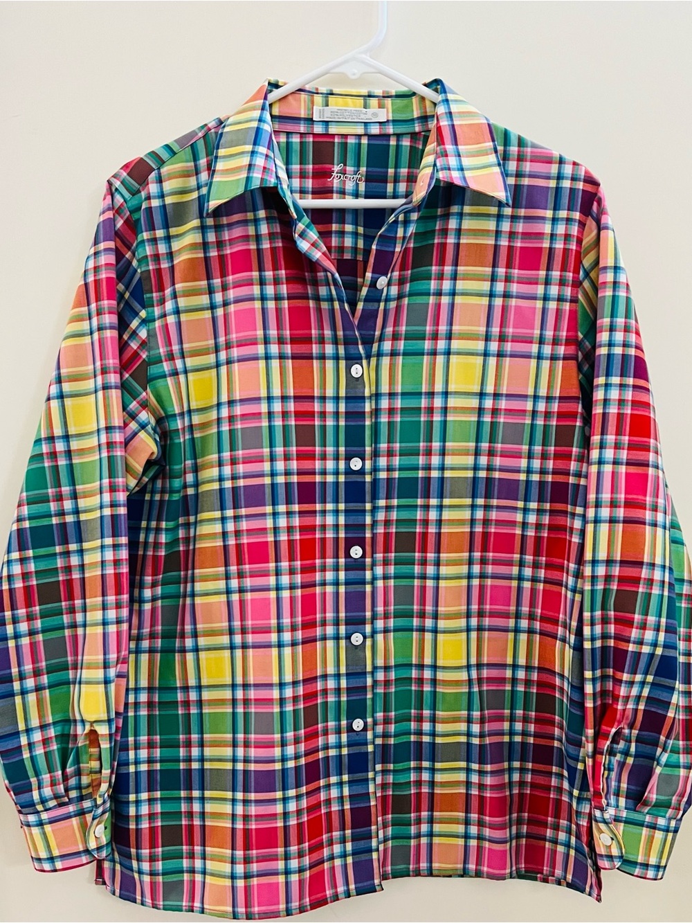 Foxcroft Exclusive For Nordstrom Wrinkle Free Women’s Button-Down Shirt -Size 10